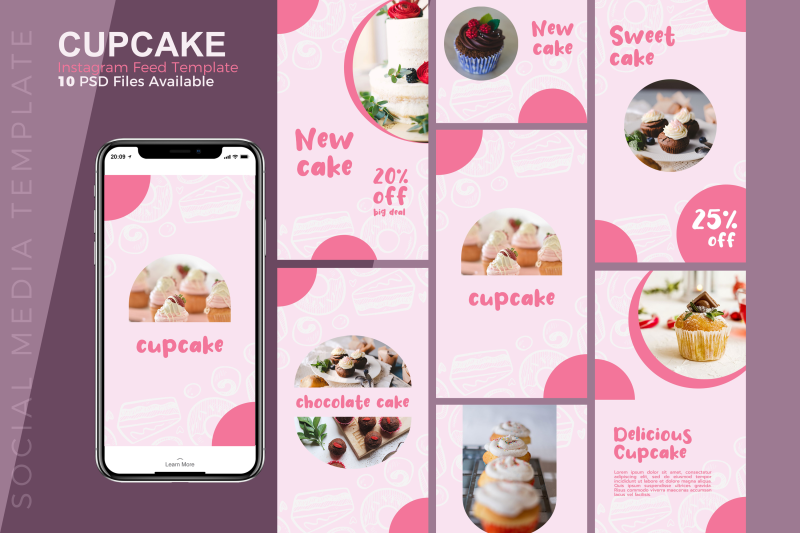 cupcake-instagram-story-template