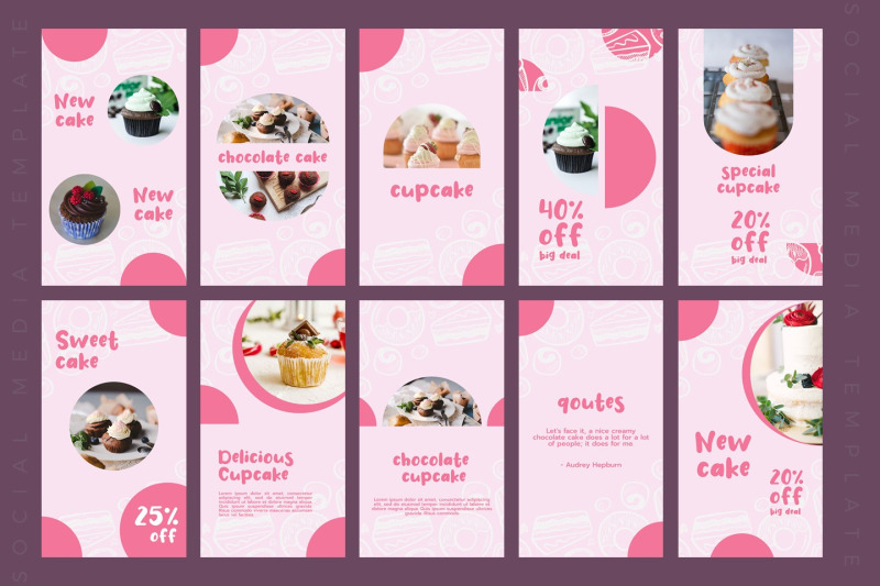 cupcake-instagram-story-template