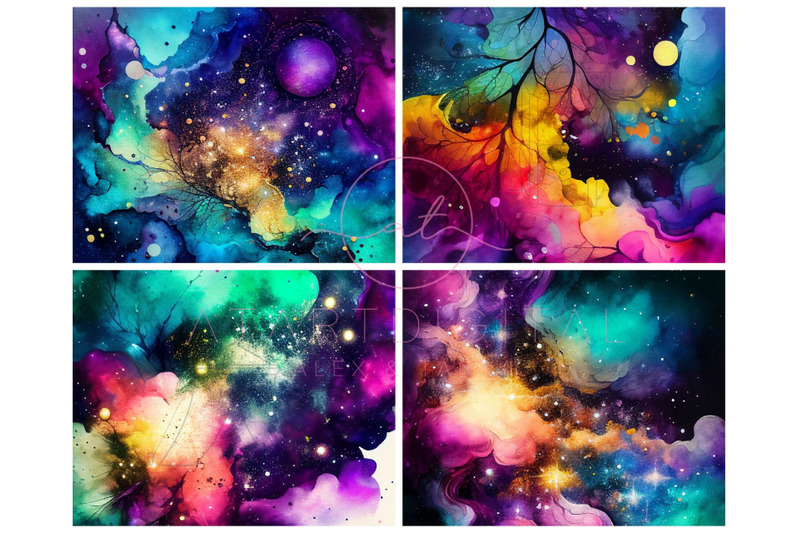 colorful-galaxy-digital-paper-pack