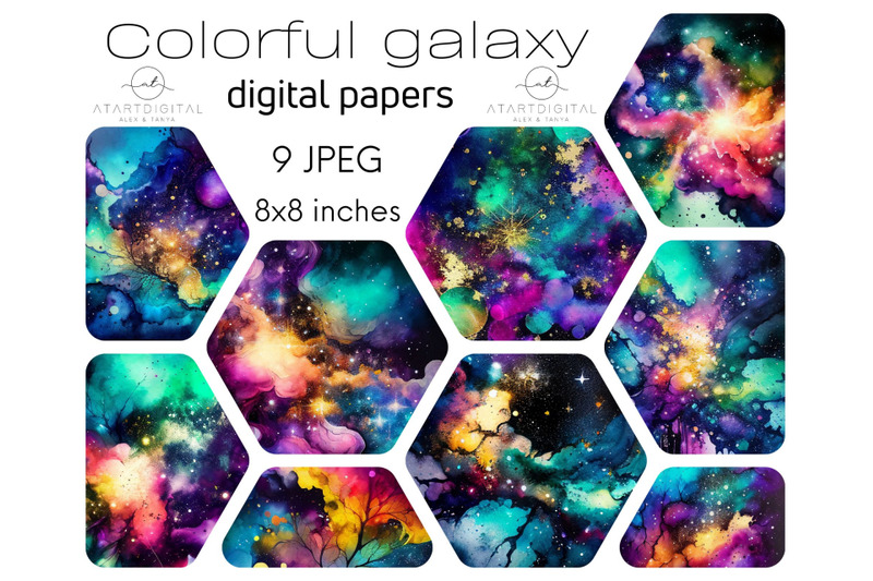 colorful-galaxy-digital-paper-pack