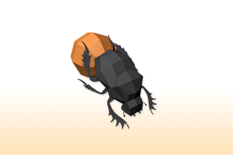 diy-scarab-beetle-3d-papercraft