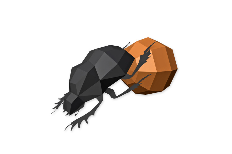 diy-scarab-beetle-3d-papercraft