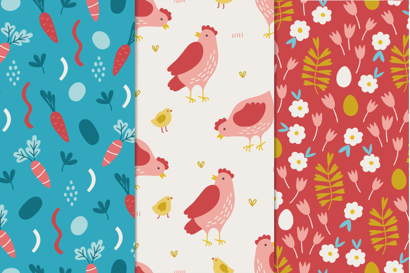 12-easter-seamless-patterns