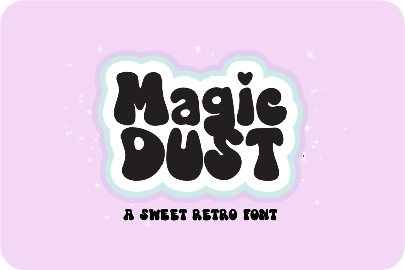 magic-dust-bubble-retro-font