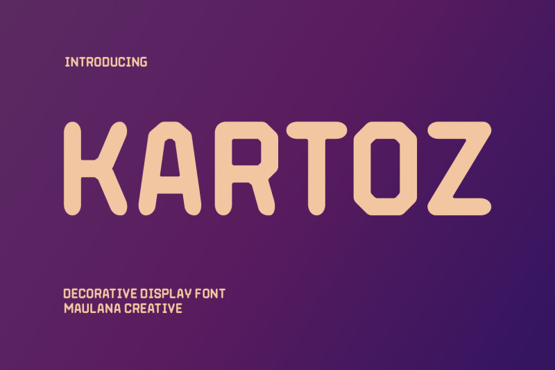 kartoz-decorative-display-font