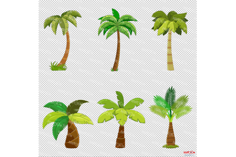 cartoon-different-tropical-palm-tree-1-vector-hand-drawn-collection