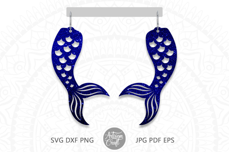 mermaid-tail-earrings-svg-cut-file-laser-cut-jewelry-files-fish-tail