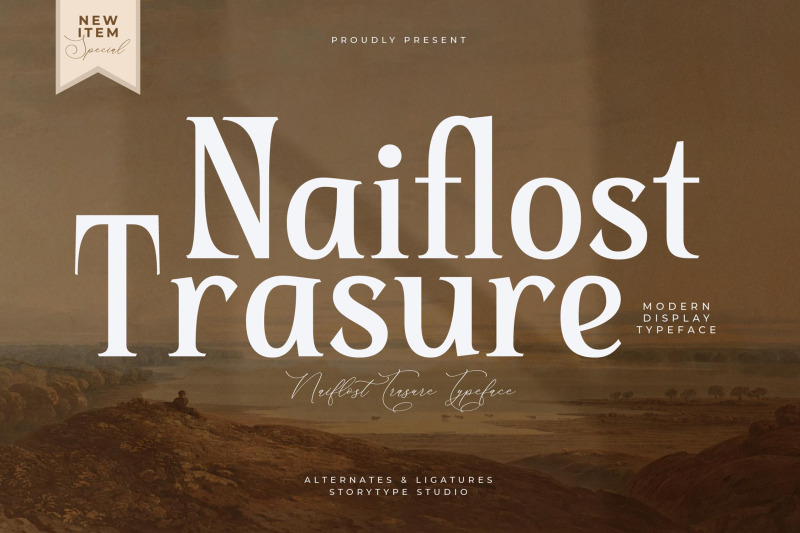 naiflost-trasure-typeface
