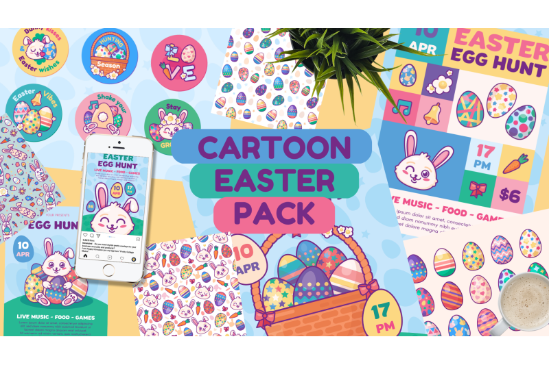 cartoon-easter-pack