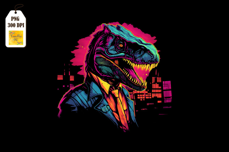 synthwave-retro-dinosaur-t-rex-6