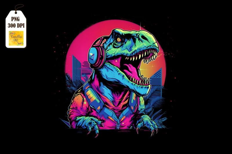 synthwave-retro-dinosaur-t-rex-12