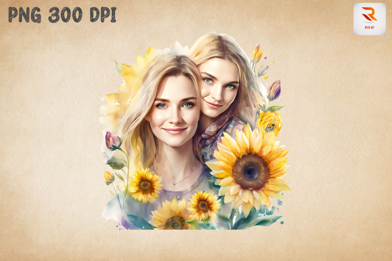 beautiful-mother-amp-daughter-sunflower-8