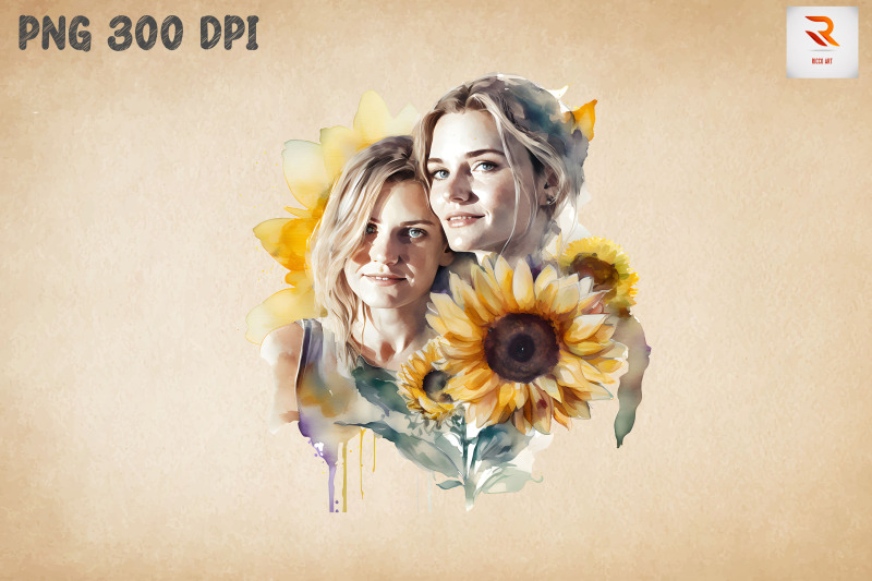 beautiful-mother-amp-daughter-sunflower-9