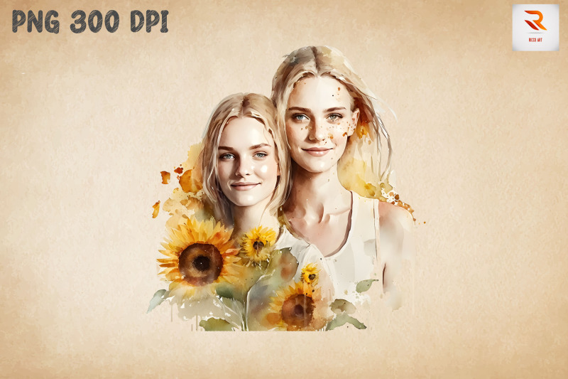 beautiful-mother-amp-daughter-sunflower-17