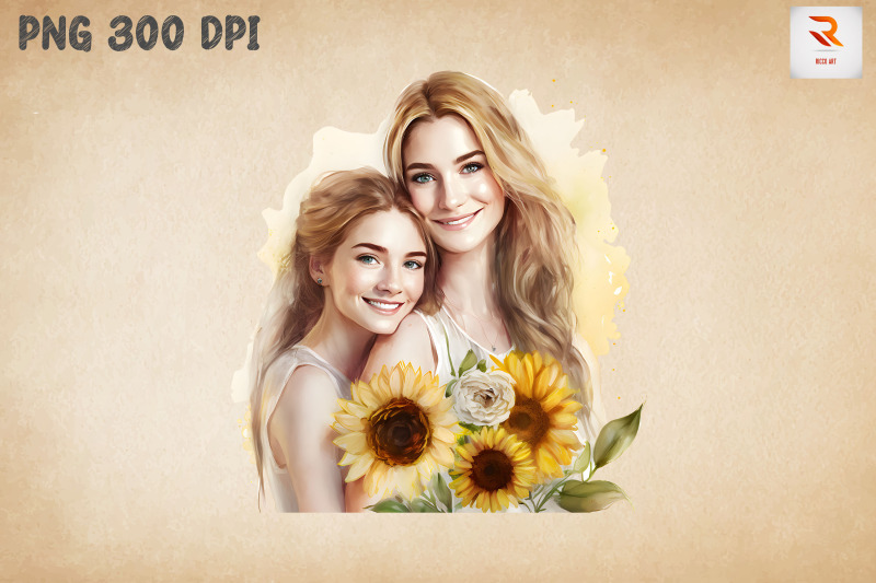 beautiful-mother-amp-daughter-sunflower-20