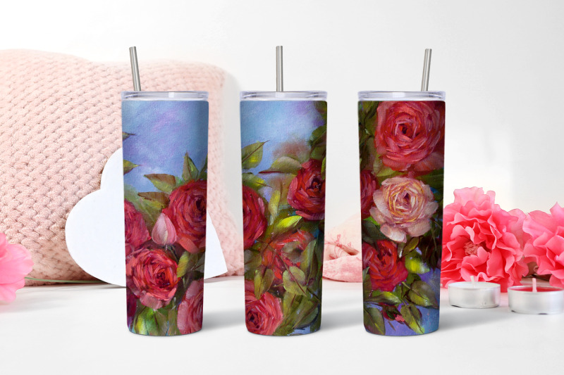 watercolor-floral-roses-20-oz-sublimation-in-a-glass