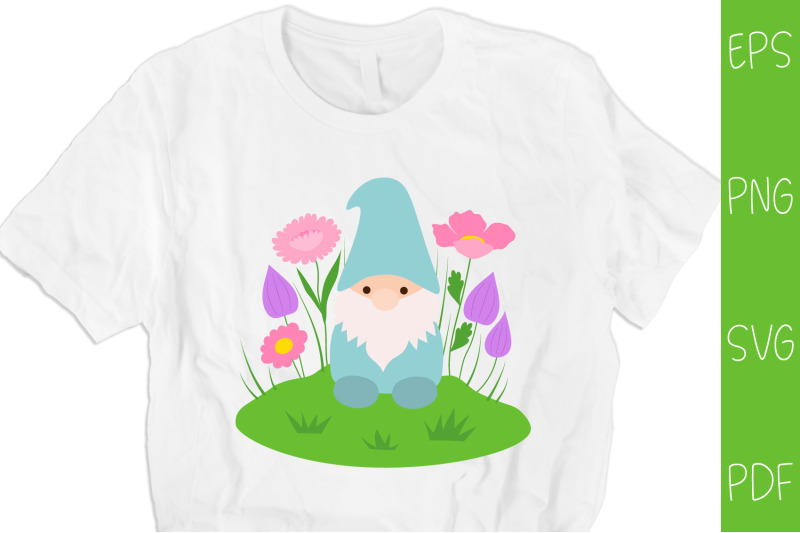 gnome-sublimation-gnome-t-shirt-gnome-with-flowers