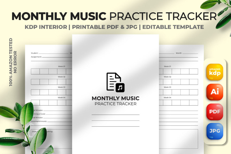 monthly-music-practice-tracker-kdp-interior