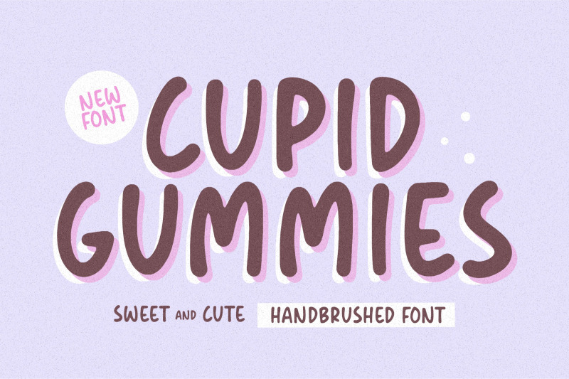 cupid-gummies-a-sweet-and-cute-handbrushed-font
