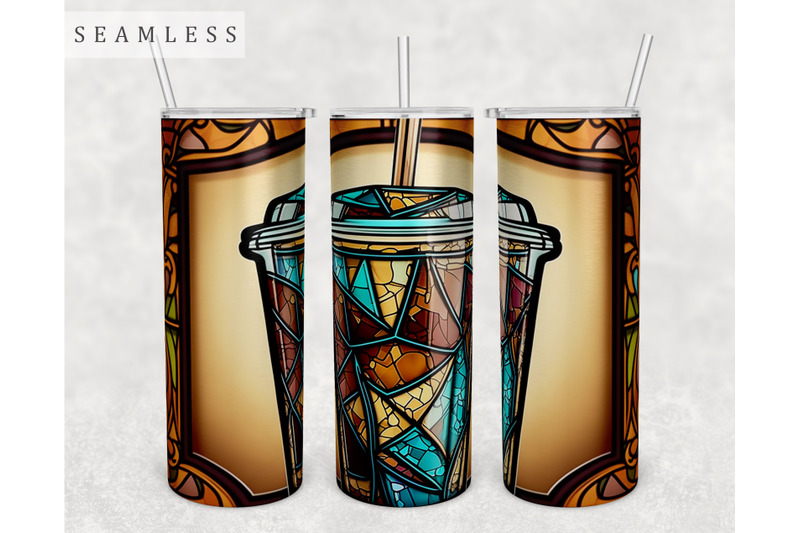 stained-glass-iced-coffee-cup-tumbler-wrap-20-oz-skinny-tumbler