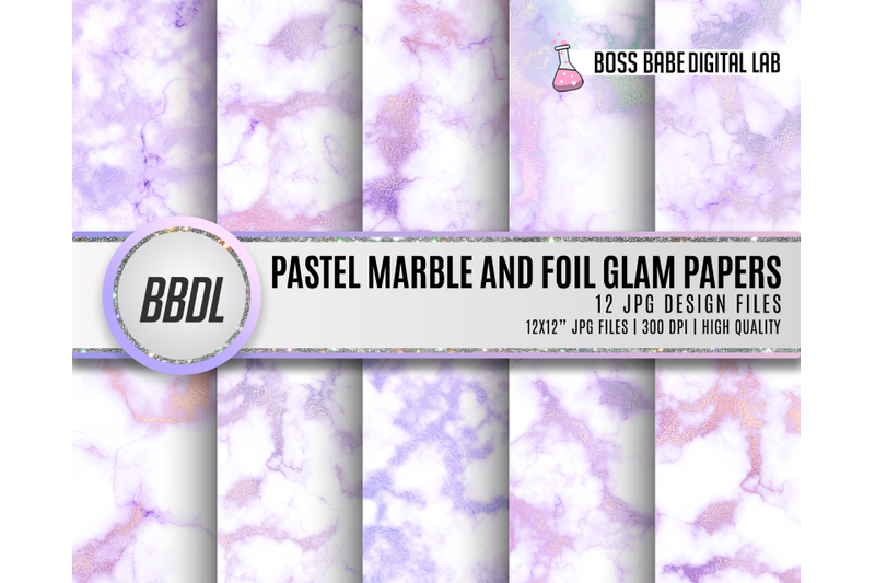 pastel-marble-and-foil-glam-papers-pastel-glam