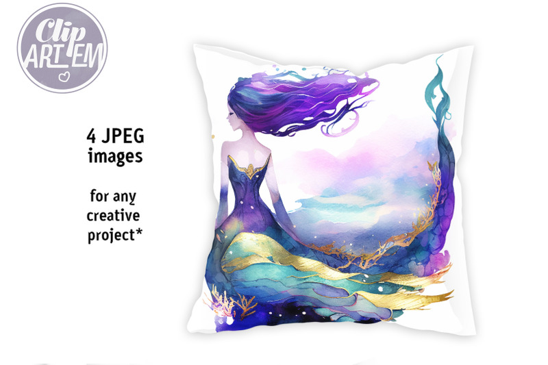 colorful-charming-mermaid-painting-print-4jpeg-set-home-decor-wall-art