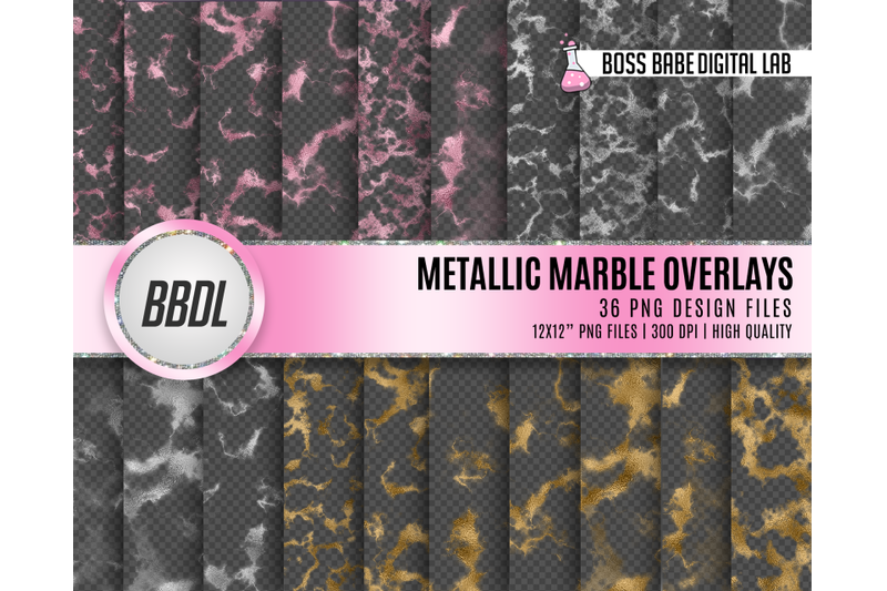 metallic-marble-overlays-digital-paper-marble-overlays