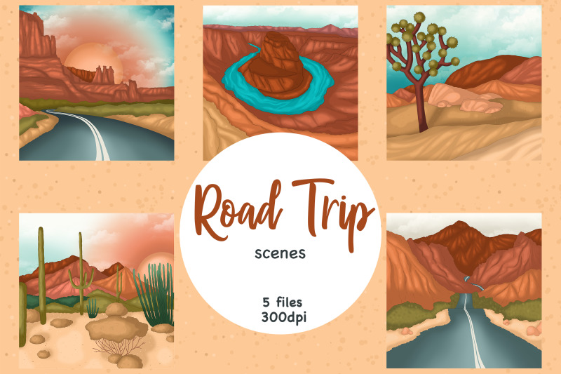 road-trip-clipart-desert-scene