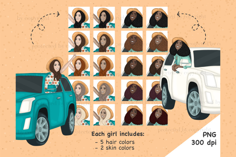 road-trip-clipart-summer-girl-clipart