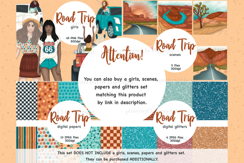 road-trip-clipart-summer-clip-art-bundle