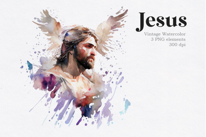 jesus-christ-vintage-watercolor-clipart