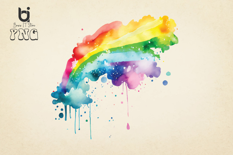 watercolor-rainbow-clipart-sublimation-png-bundle