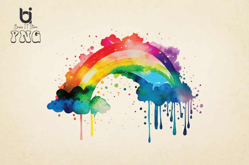 watercolor-rainbow-clipart-sublimation-png-bundle