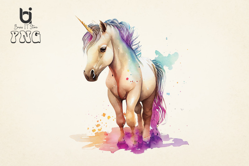 unicorn-fairy-watercolor-sublimation-bundle-png-clipart