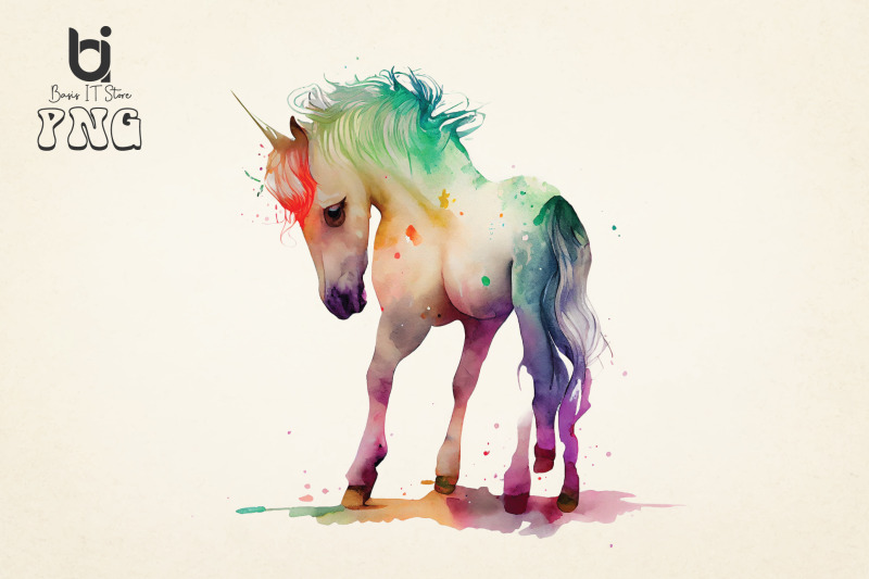 unicorn-fairy-watercolor-sublimation-bundle-png-clipart