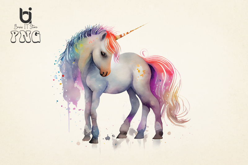 unicorn-fairy-watercolor-sublimation-bundle-png-clipart