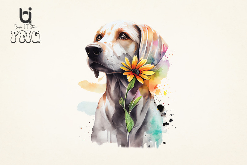 dogs-with-flowers-png-watercolor-sublimation-bundle