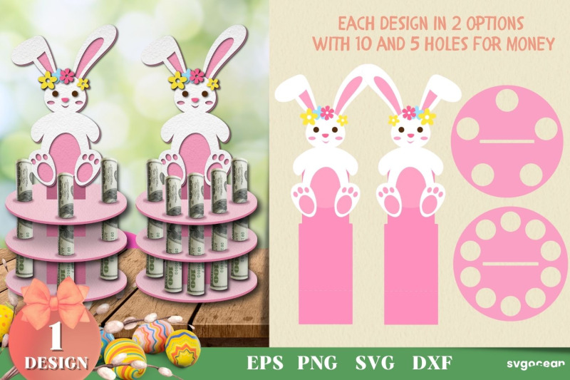 easter-money-cake-holder-layered-svg