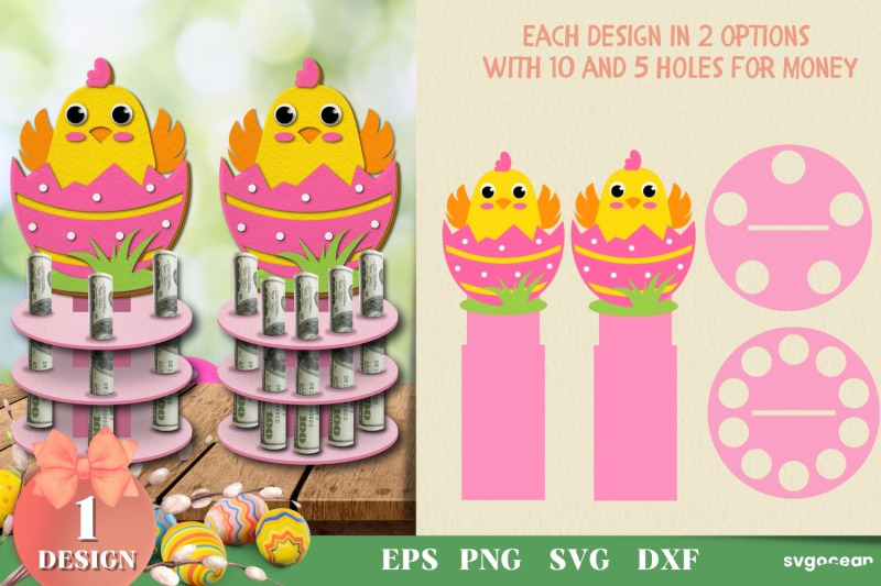 easter-money-cake-holder-layered-svg