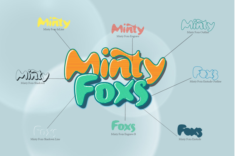 minty-foxs-layered-font