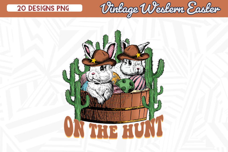 on-the-hunt-cute-western-easter-bunny