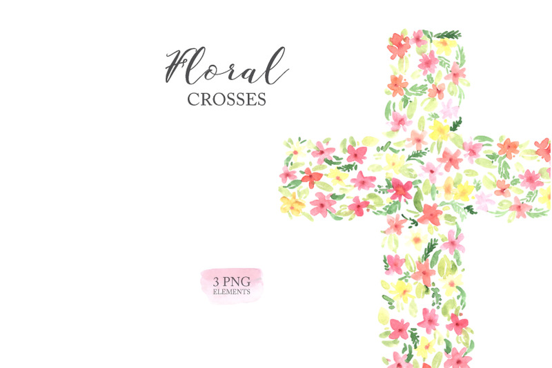 watercolor-floral-easter-cross-clipart