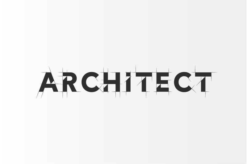architect-blueprint-font