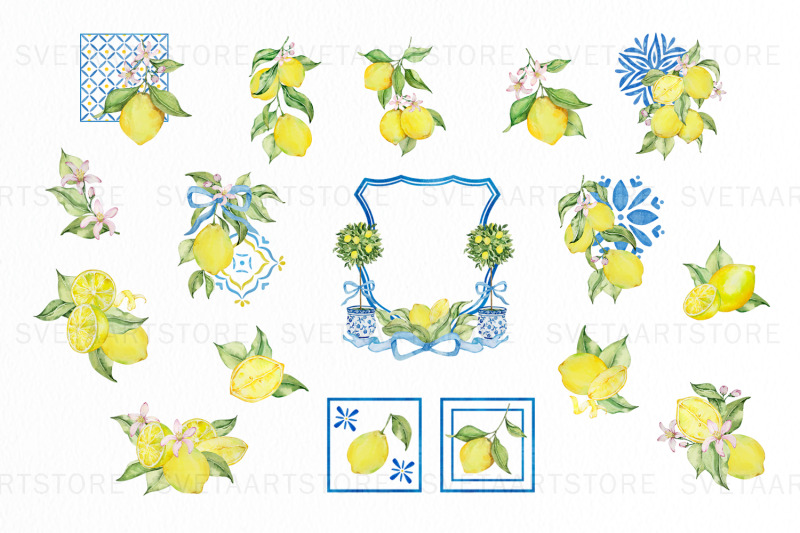 watercolor-lemon-composition-clipart