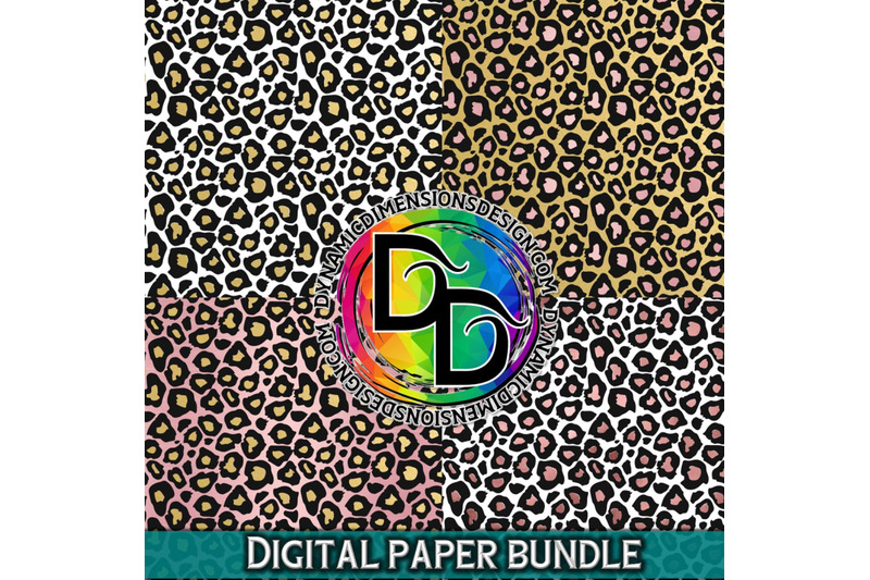 leopard-digital-paper-bundle