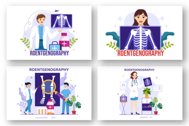 11-roentgenography-vector-illustration