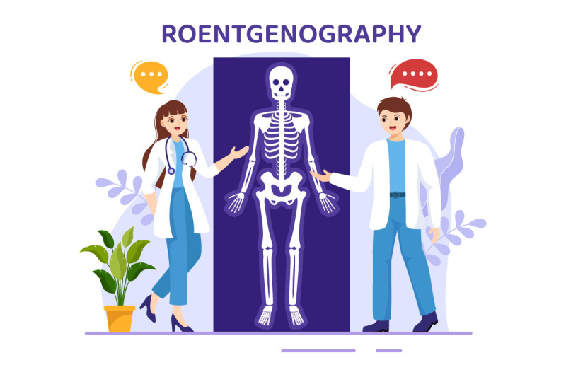 11-roentgenography-vector-illustration