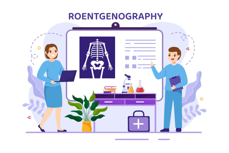 11-roentgenography-vector-illustration