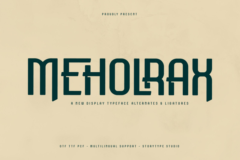 meholrax-typeface