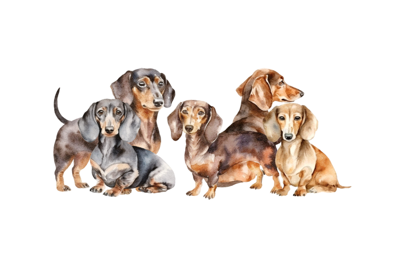 dachshund-dogs-png-watercolour